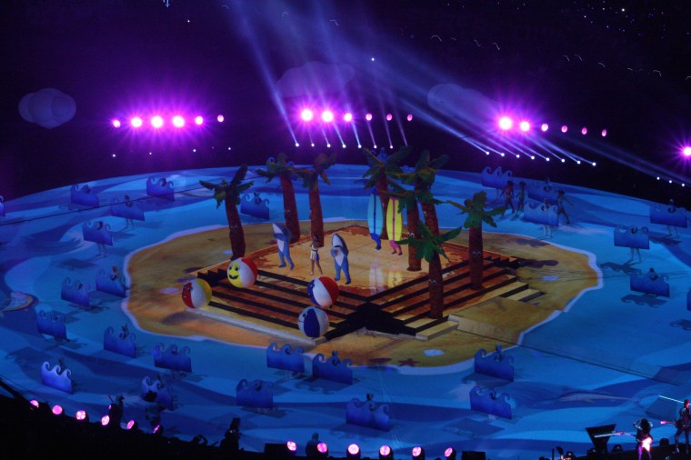 Halftime - Katy Perry (photo by Shawn McCullough - Sports Radio Service)