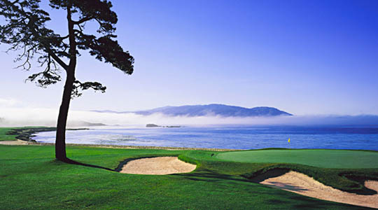 18th hole at Pebble Beach