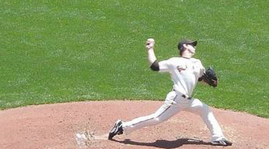 Giant's pitcher Tim Lincecum
