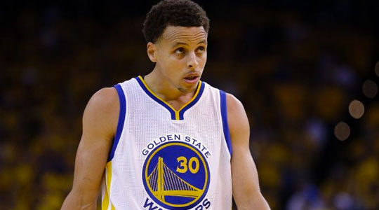 Golden State Warriors Point Guard Stephen Curry in Game 5 of the NBA Finals