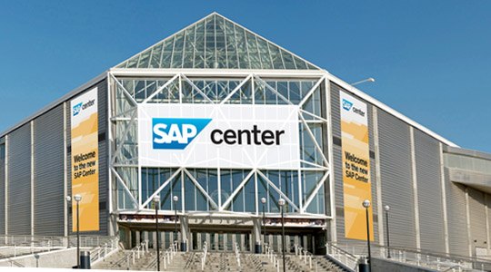 SAP Arena, home of the San Jose Sharks