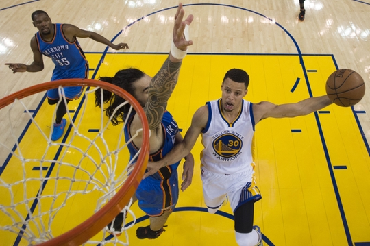 NBA: Playoffs-Oklahoma City Thunder at Golden State Warriors