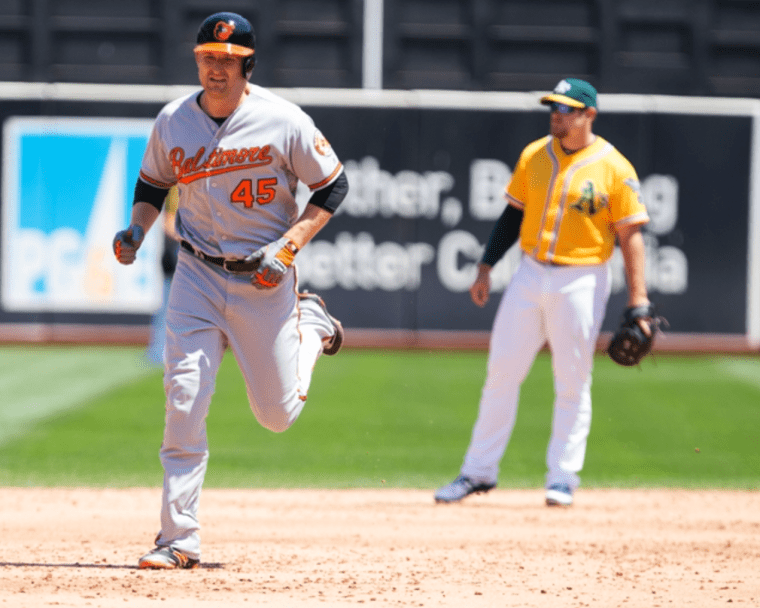 The A's couldn't sweep the Orioles on Thursday, losing 9-6 (Kelley L Cox / USA Today Sports) 