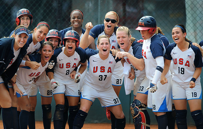 OLYMPICS: Softball-USA vs Japan
