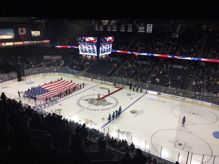 The Barracuda defeated the Reign 5-4 at Citizens Business Bank Arena on Saturday