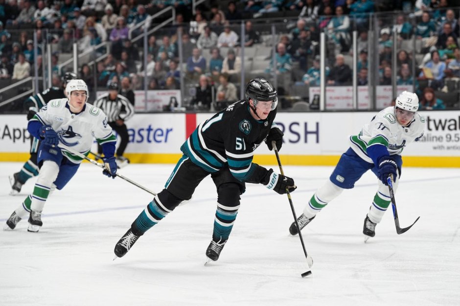 Sharks vs Canucks at SAP Center on Oct 29, 2026